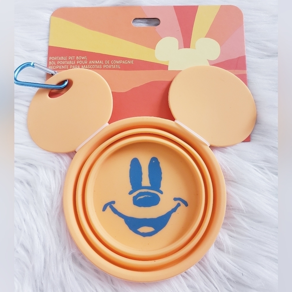 Disney Portable Mickey Pet Bowl